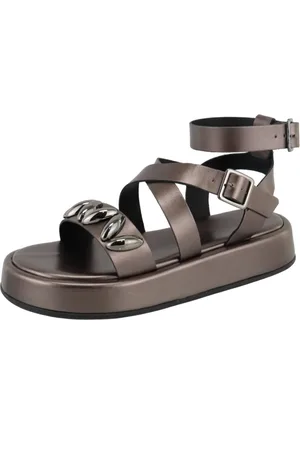 Vianza Papete Flat Sandalia Rasteira Feminina Grafite