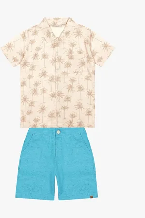 TRICK NICK Infantil - Conjunto Camisa Com Bermuda