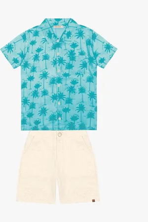 TRICK NICK Infantil - Conjunto Camisa Com Bermuda