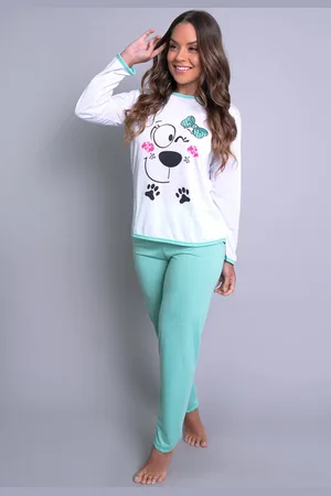 Mvb Modas Pijama Longo Manga Comprida e Calça Inverno Adulto