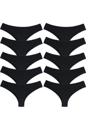 Concept Kit 10 Calcinhas Sem Costura Tanga Corte Laser Não Marca
