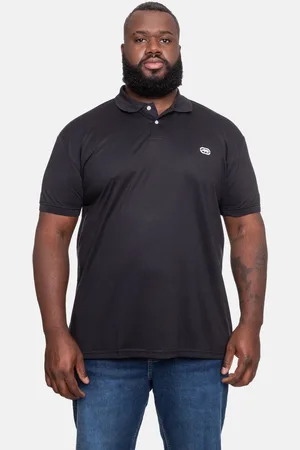 Ecko Camisa Polo Piquet Plus Size Masculina Preta