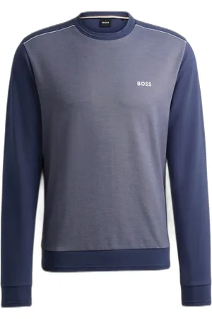 HUGO BOSS Moletom De Algodão-Blend Com Estrutura Jacquard