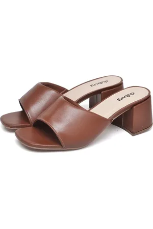DUBUY Tamanco Mule Salto Bloco 302FG