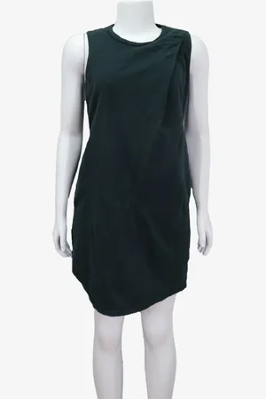EMIGÊ Vestido Carven Curto Assimétrico Produto Gentilmente Usado