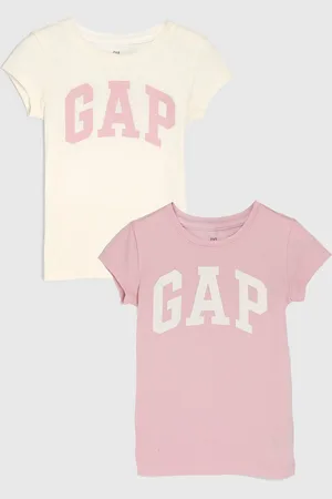 GAP Infantil - Kit 2pçs Camiseta Logo /Off-White