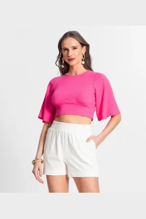 Endless Blusa De Ribana Canelada Feminina