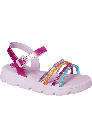 Ortopasso Infantil - Sandália Charm Delicada Confortavel Menina Feminino Fivela Strass 25 ao 36