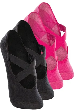 LUPO Kit com 4 Sapatilhas Antiderrapante Pilates 4942-006