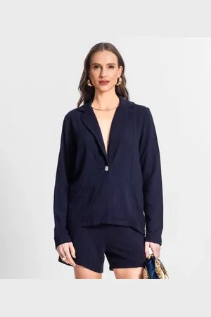 Endless Blazer De Linho Strong Feminino