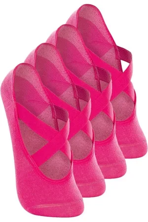 LUPO Kit com 4 Sapatilhas Antiderrapante Pilates 4942-006