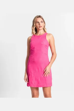 Endless Vestido Curto De Linho Feminino