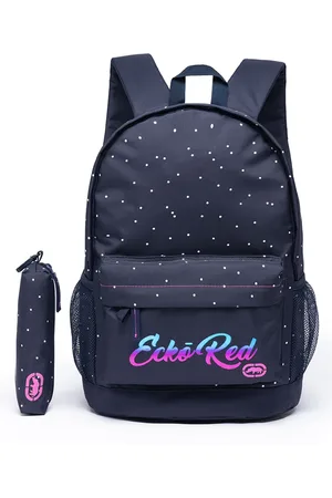 Ecko Mochila Escolar Feminina Estojo Casual Faculdade Trabalho