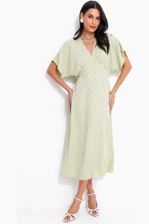 QUINTESS Vestido Em Tecido Plano Jacquard Ace