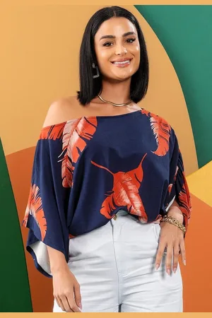 QUINTESS Blusa Em Malha De Viscose