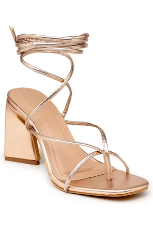 Flor da Pele Sandália Feminina Salto Alto Triângulo 130510 Napa