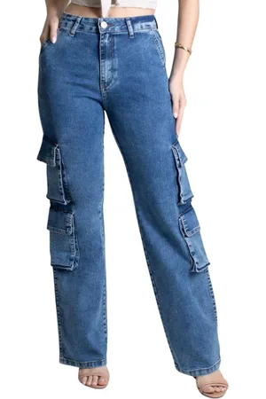 SAWARY Calça Jeans Wide Leg - 277867 -