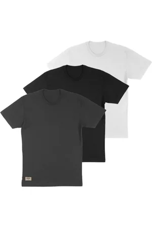 Di Nuevo Kit 3 Camisetas Cotton Premium Basic Masculina