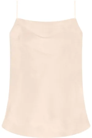 LEZ A LEZ Blusa em Tecido Lyocel com Decote Degagê