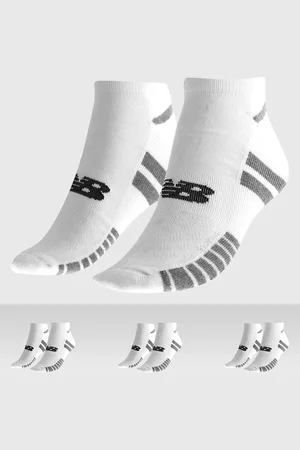 New Balance Kit 3pçs Meia Invisível Logo Branca