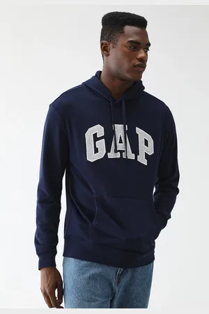 GAP Blusa de Moletom Flanelada Fechada Logo