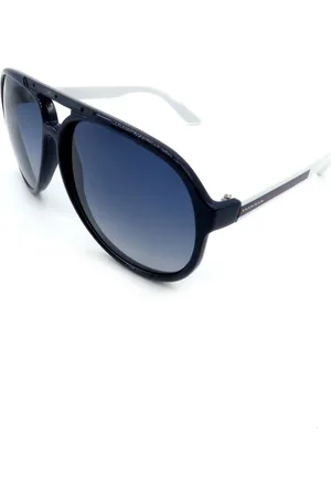 Prorider Óculos De Sol Retrô Azul e Branco com Lente Degradê Azul - B88-1011