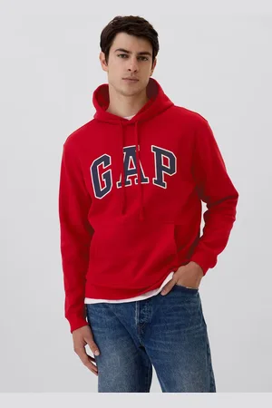 GAP Blusa de Moletom Fechada Logo Vermelha
