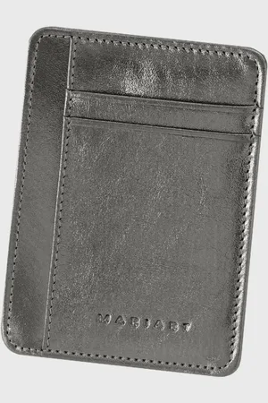 Mariart Porta-Cartão de Couro 752 Carbono