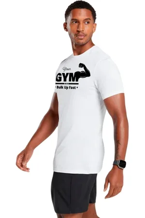 Relaxado Conjunto Camiseta Dry, Short Tactel Academia Moda Praia Gym Masculino