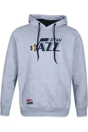 New Era Moletom Canguru Fechado Utah Jazz Mescla