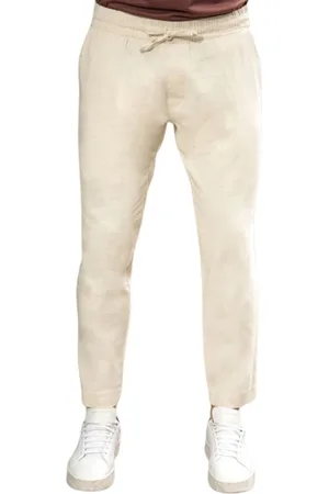 Revanche Calça Slim Bolso-Faca Linen Blend Masculina Genk