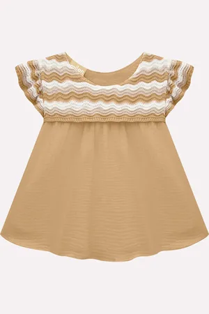 MILON Infantil - Blusa Menina Camurça