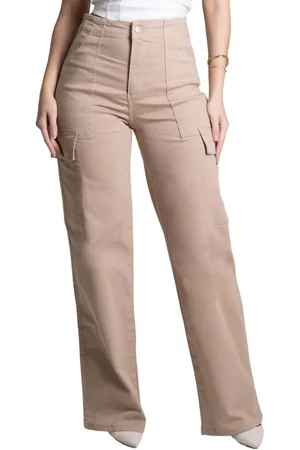 SAWARY Calça Sarja Wide Leg - 277750 -
