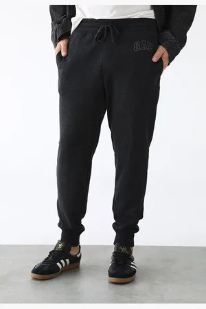 GAP Calça de Moletom Jogger Lisa Preta