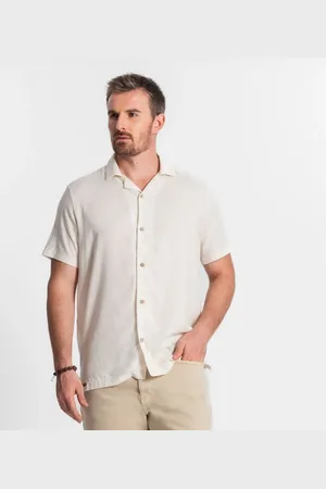 Diametro Camisa Em Viscolinho Masculina