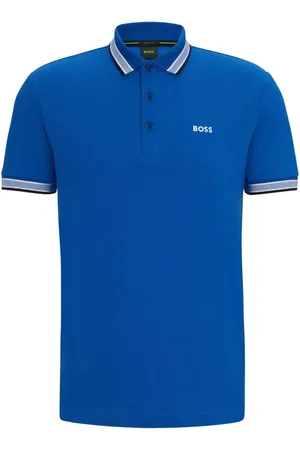 HUGO BOSS Camisa Polo Em Algodão Orgânico Com Logo
