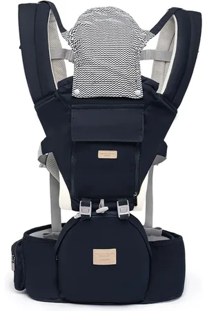 Lequeen Infantil - Bolsa Canguru Ergonômico Mãe Conforto Original AZUL