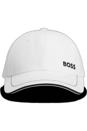 HUGO BOSS Boné De Sarja De Algodão Com Detalhe De Logotipo
