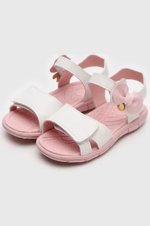 KLIN Infantil - Sandália Fita Dupla Aderente Off-White