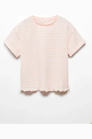 MANGO Infantil - Camiseta MANGO Listrada
