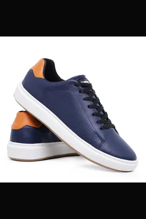 Schiareli Saqpatênis Casual Masculino de Couro Para Usar Com Bermuda Calça Terno Sch 300