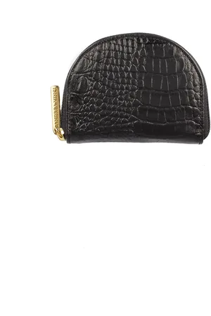 Andrea Vinci Mini carteira feminina de couro croco Ayla 9x11cm