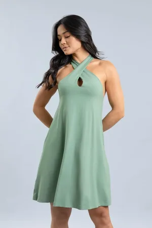 Dialogo Jeans Vestido Curto Feminino Cotton Alça Transversal Dialogo