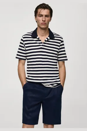 MANGO Camisa Polo Reta Listrada
