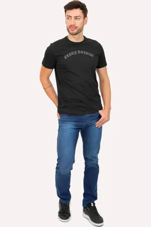 Ellus Camiseta Masculina Cotton Fine Deluxe Gothic Classic Preta