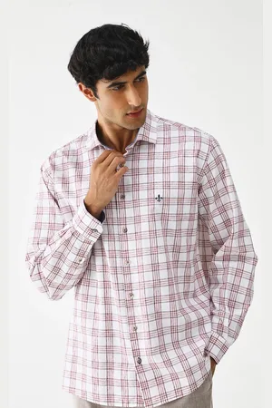 Dudalina Camisa Reta Xadrez Off White