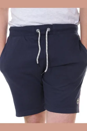 Aeropostale Bermuda Masculina Moletom Side Sash Colors A87/NY Azul Marinho Incolor