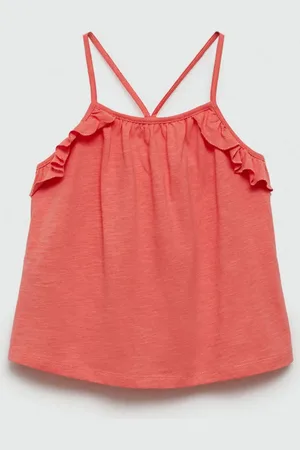 MANGO Infantil - Blusa MANGO Babado
