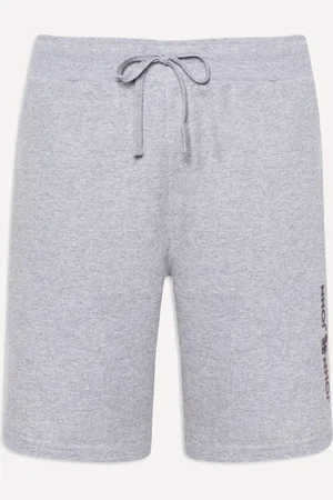 John John Bermuda Masculina Moletom New Basic Cinza Mescla