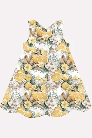 MILON Infantil - Vestido Menina Estampado